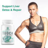 TUDCA Liver Supplements 1100mg, Ultra Strength Bile Salt TUDCA Supplement, Liver Support for Liver Cleanse Detox and Repair, 60 Capsules