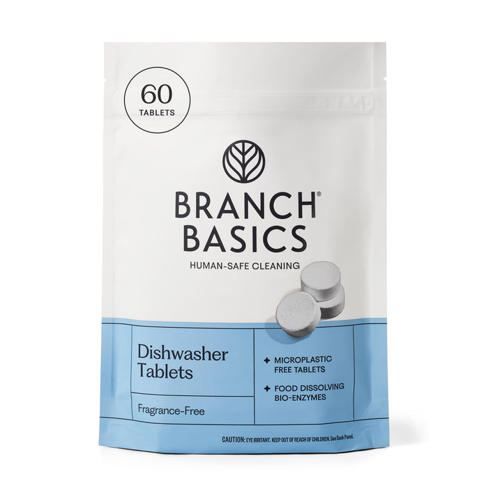 Branch Basics Dishwasher Tablets - 60 Ct | Plastic-Free Dishwasher Pods