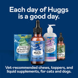HUGGIBLES All-in-One Multi Liquid Multivitamin for Dogs and Cats – Daily Supplement with Digestive, Immunity, Allergy & Skin & Coat Support, Mobility Support – Antioxidant Blend for Longevity, 2oz