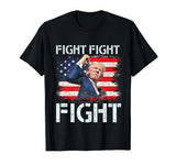 Trump Fight Fight Fight Trump Signals To Americans to Fight T-Shirt