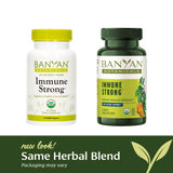 Banyan Botanicals Immune Strong – Organic Supplement with Turmeric & Tulsi ­­– Ayurvedic Immune Formula That Supports The Body's Natural Defenses* – 90 Tablets – Non-GMO Sustainably Sourced Vegan