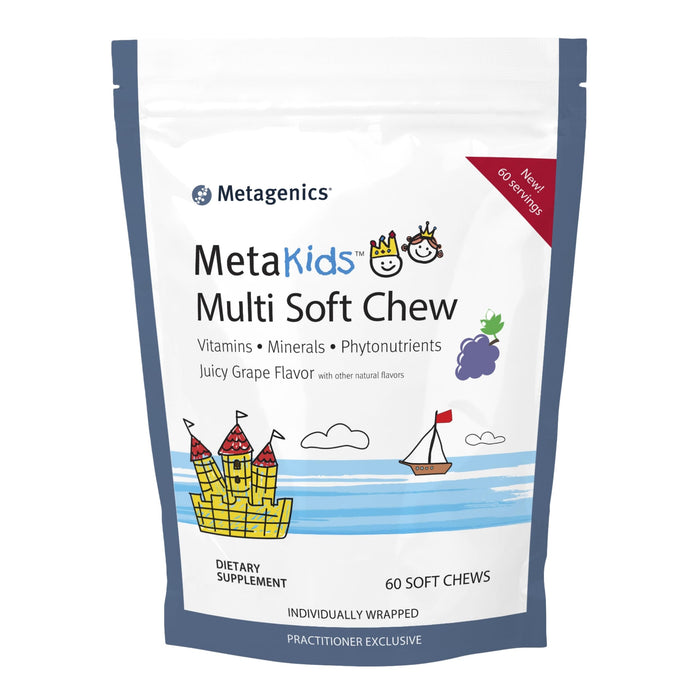 Metagenics MetaKids Multi Soft Chews - Vitamins - Minerals - Phytonutrients - 60 Servings