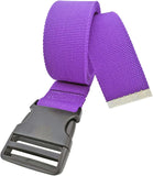 LAMBOX Walking Transfer Gait Belt and Standing Aids with Quick Release Buckle for Seniors, Elderly, Caregiver, Nurse, Therapist (Purple 60")