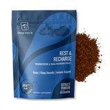 Steep Into It Organic Reishi and Chaga Mushroom Powder Supplement - Reishi Mushroom Extract for Stress Relief, Sleep and Immune Support (45g, 30 Servings) - Rest & Recharge