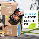 O'Food Box Gluten-Free Bundle, All In One Korean Ready to Eat Value Pack, Assorted Korean Food Variety Box, Asian Care Package Housewarming Gift Set for College Students New Families Home Chef Cooking