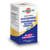 Glucoflex Glucosamine & Chondroitin Sulfate with MSM, 24 Hour Joint Support, Healthy Bones, Supports Healthy Mobility, 30 Servings, 120 Count