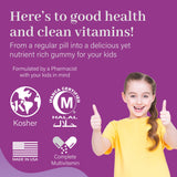 Salaam Nutritionals - Multivitamins, Multivitamins for Kids, Gummy Vitamins with 13 Essential Vitamins + Minerals, Bone and Immunity Support, 90 Count, 1 Pack