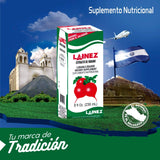 Lainez Liquid Dietary Supplement – 8Fl Oz Natural Radish Syrup Supplement – Original from El Salvador – Rich in Potassium, Vitamins B1, B6, B12 – Energy Boost and Body Cleansing