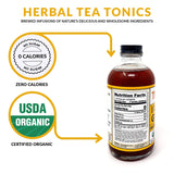 TEAONIC I Love My Gut Detox Tea, Herbal Tea, Hibiscus Tea With Ginger And Dandelion Root, USDA-Certified, Sugar-Free, Caffeine-Free, Pack of 12, 8 Fl. Oz Each
