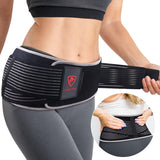 COMFORCE Sacroiliac Hip Belt with Ice Pack, Dual Adjustable and Compression Trochanter Lower Back Support Brace, Sciatic Nerve Support Belt for Sciatica Pain, Pelvis, Joint, Waist, Lumbar Relief