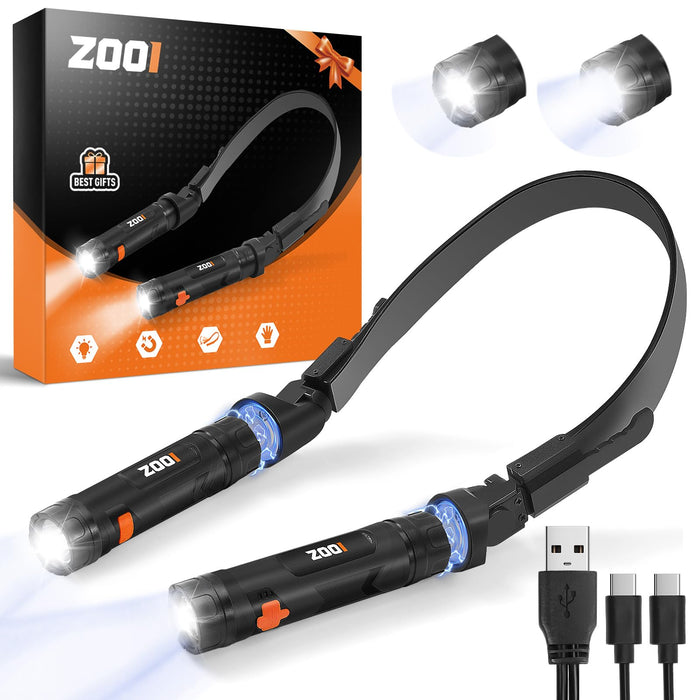 Stocking Stuffers for Men Adult Rechargeable Neck Work Light, Gifts for Men