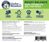 Under the Weather Pet | Ready Balance for Dogs | Oral Probiotic and Prebiotic Gel