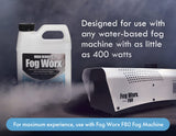 FogWorx Extreme High Density Fog Juice - Long Lasting, High Output, Odorless Water Based Machine Fluid - 1 Quart, 32 Ounces for 400 to 1500 Watt Machines