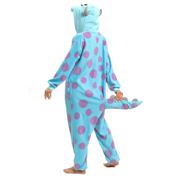 BGOKTA Halloween Animal Onesie Pajamas for Adults Costume Cosplay Homewear One Piece