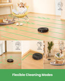 Vactidy Nimble T7 Robot Vacuum and Mop - WiFi/App Control, Self-Charging, 2-in-1 Water Tank, Ideal for Hard Floors and Carpets