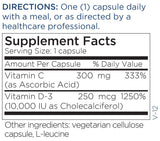 Metabolic Maintenance Vitamin D-3 10,000 IU - Easier Absorption D3 for Immune, Mood + Cardiovascular Support (60 Capsules)