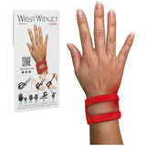 WristWidget® (Red) Adjustable Wrist Brace for TFCC Tears, One Size fits most. For Left and Right Wrists, Support for Weight Bearing Strain, Exercise