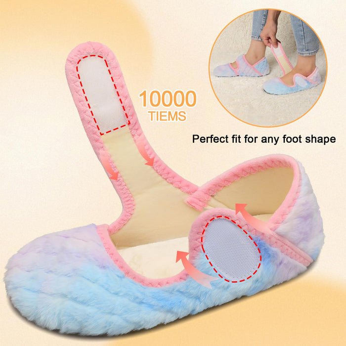 Barefoot Diabetic Slippers Summer Fall Winter Woman's Slippers Plush Diabetic Slippers Elderly Women Senior Mom Slippers Maternity Essentials Indoor Bootie Slippers Women