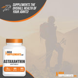 BulkSupplements.com Astaxanthin 12mg 180 Softgels - Astaxanthin Supplement - Astaxanthin Pills - Antioxidants Supplement - Eye Supplements - 1 Astaxanthin Softgel per Serving (180 Softgels)