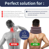 SIWEI Cervical Neck Traction Device for Instant Neck Pain Relief Device - Inflatable & Adjustable Neck Stretcher Neck Support Brace, Best Neck Pillow for Home Use Neck Decompression - 2023 Upgraded