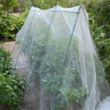 Agfabric Garden Netting 10'x12' Insect Pest Barrier Bird Netting for Garden Protection,Row Cover Mesh Netting for Vegetables Fruit Trees and Plants,White