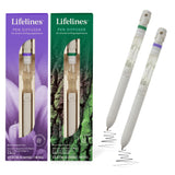 Lifelines 2 Pack Pen Diffuser in in Bloom & Walk in The Woods Essential Oil Blends, Elegant 1.0mm Ballpoint Tip, Black Pen, Ink Refill Included