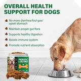 Probiotic for Dogs, Probiotic Chews for Dogs with Digestive Enzymes, Dog Probiotics for Yeast, Itchy Skin and Itchy Ears, Freshen Breath, Support Bowel, Immune, Digestive Health