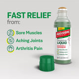 Absorbine Jr. Maximum Strength Pain Relieving Liquid, 4% Menthol Liquid Pain Reliever, Pain Relief for Joint, Arthritis, Nerve Pain and Muscle Soreness, Easy & No Mess Application, 4 Oz