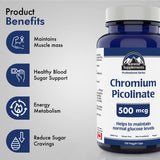 Summit Supplements, Chromium Picolinate 500 Mcg, 150 Veggie Caps, Professional Series