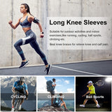 Full Leg Sleeves Long Compression Leg Sleeve Knee Sleeves Protect Leg, for Man Women Basketball, Arthritis Cycling Sport Football, Reduce Varicose Veins and Swelling of Legs