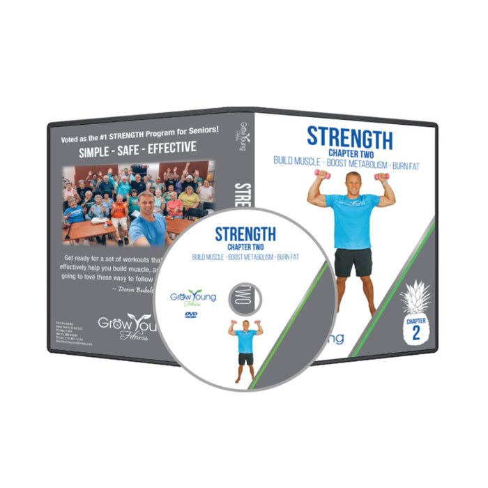 Grow Young Fitness Chapter Two Strength Exercises for Seniors - Build Muscle and Boost Metabolism - Simple Safe Effective Back to Basics Workout DVD for Elderly