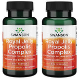 Swanson Royal Jelly Propolis Complex 60 Capsules 2 Pack