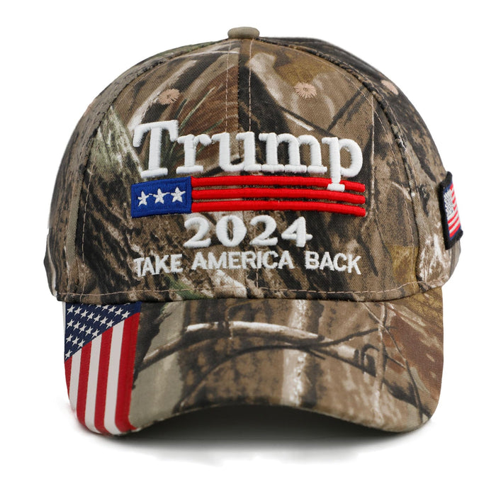 Nigua MAGA Hat, 2PCS 45-47 Trump 2024 Hat Make America Great Again Slogan Baseball Cap