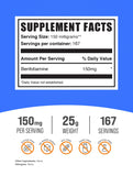 BulkSupplements.com Benfotiamine Powder - Thiamine B1 Supplement, Benfotiamine Supplement - Benfotiamine 150mg, Gluten Free - 150mg per Serving, 25g (0.88 oz) (Pack of 1)