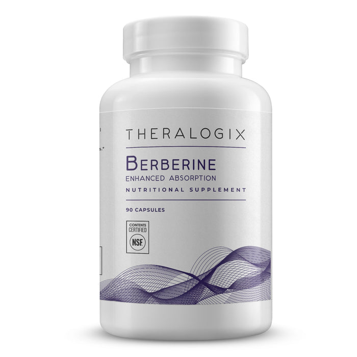 Theralogix Berberine Enhanced Absorption - 90-Day Supply - Made with Berberine Phytosome to Help Support Healthy Metabolism & Hormone Balance* - NSF Certified - 90 Capsules