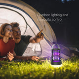 Bug Zapper Outdoor Bug Repellent Rechargeable Camping Lamp Waterproof Mosquito Killer Fly Trap Mosquito Repellent Portable Bug Zapper for Outdoor, Patio, Camping Accessories, Camping Gear Must Haves