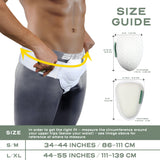 Abdomencare Inguinal Hernia Support Belt for Men & Women with 2 Compression Pads - Hernia Belt for Men Inguinal - for Left or Right Side Inguinal Hernias I Hernia Belts for Men Truss Support S/M