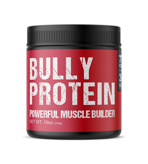 Bulk UP Your Pit Bull | Real Meat Protein Muscle Bulker | 283mg Pure Protein Powder for Dogs| Daily Protein for Your Pitbull, Bully, 30 Day Supply (60 Servings) Dog Protein