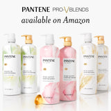 Pantene Sulfate Free Shampoo with Rice Water, Protects Natural Hair Growth, Volumizing, for Women, Nutrient Infused with Vitamin B5, Safe for Color Treated Hair, Pro-V Blends, 30.0 oz