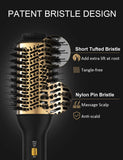 LANDOT Hair Blow Dryer Brush and Volumizer, One-Step Hot Air Brush for Drying, Straightening, Volumizing