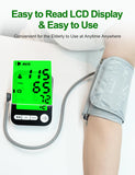 COSmama Blood Pressure Monitor, Automatic Arm Blood Pressure Monitors for Home Use, Rechargeable Blood Pressure Machine with Large Display BP Cuff(8.6"-16.5"), 2 User Mode BP Monitor with Storage Bag