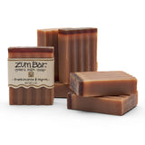 Indigo Wild Zum Bar Goat's Milk Soap - Mother's Day Gift - Frankincense and Myrrh - 3 oz (6 Pack)