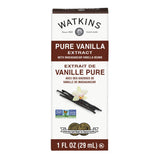 Watkins Pure Vanilla Extract, with Madagascar Vanilla Beans, Non-GMO, Kosher, 1 oz. Bottle, 1-Pack