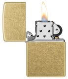 Zippo Street Brass Classic Pocket Lighter