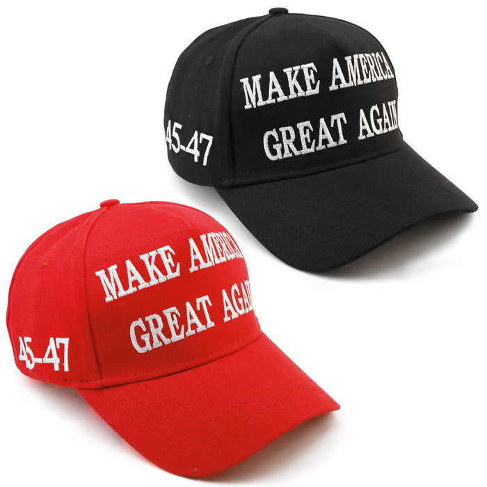 Puoyis MAGA Hat Make America Great Again Hat, 45-47 Trump Hat, Trump 2024 KAG Hat Baseball Cap