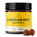 HERBAMAMA Dandelion Root Gummies, Organic Dandelion Extract Taraxacum Officinale - Non-GMO Vegan 2000mg 60 Gummies, Dandelion Supplements for Immune System