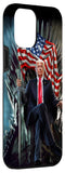 iPhone 14 Plus President Donald Trump Sitting on United States Throne Case