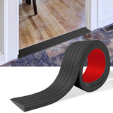 Threshold Ramps for Doorways Self-Adhesive Rubber Ramps for Door Threshold Rubber Door Threshold Ramp for Wheelchair Stroller Scooter Reducer Ramp (Black, 3” Wide x 3.3' Long)