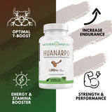 Huanarpo Macho Powder Capsules - Max Strength 1000mg (120 Count) - Male Support, Energy & Performance for Men - Non-GMO, Gluten-Free, Dairy-Free & Vegan