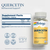 Solaray Quercetin 500 mg – Antioxidant Support Supplement – 90 VegCaps